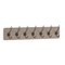 Flash Furniture Daly Wall Mounted 34in Weathered Brown Solid Pine Wood Storage Rack with 7 Hooks HGWA-SCR-7-WEATH-GG - alternate 9